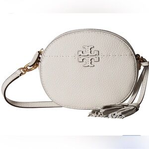 Tory Burch McGraw Convertible Round Crossbody 
EUC